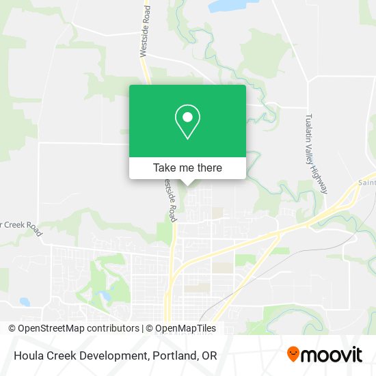 Houla Creek Development map