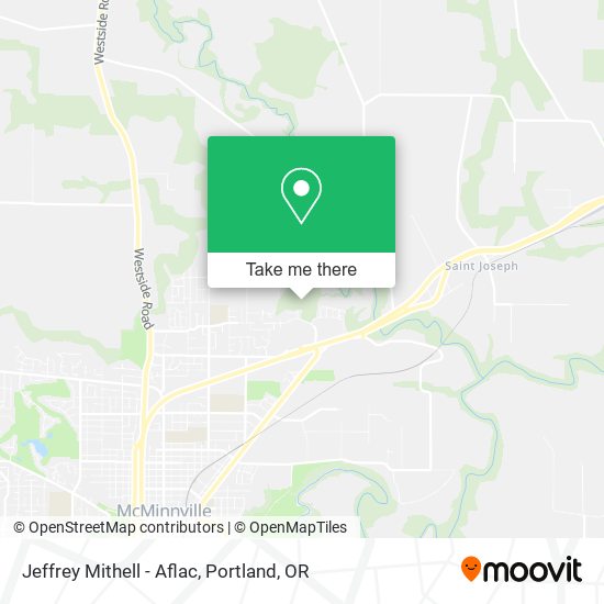 Mapa de Jeffrey Mithell - Aflac