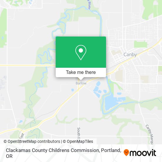 Clackamas County Childrens Commission map