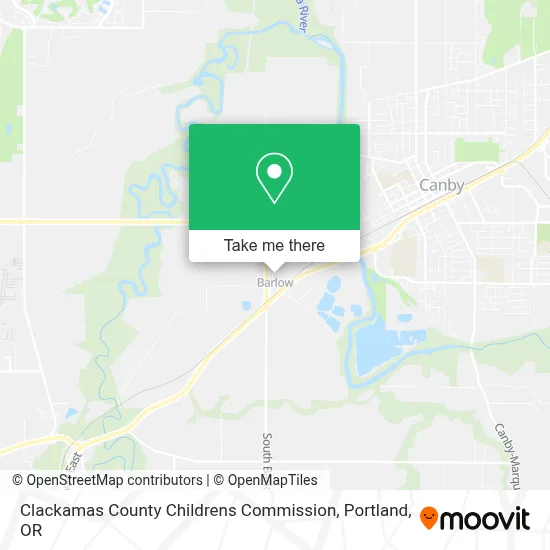 Clackamas County Childrens Commission map