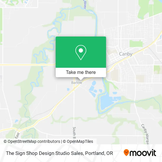 The Sign Shop Design Studio Sales map