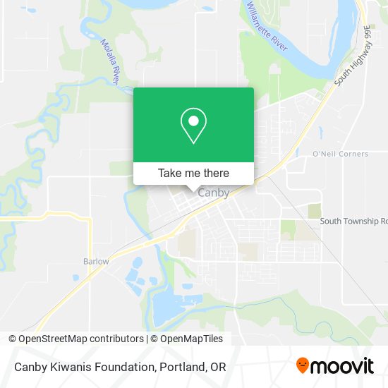 Mapa de Canby Kiwanis Foundation