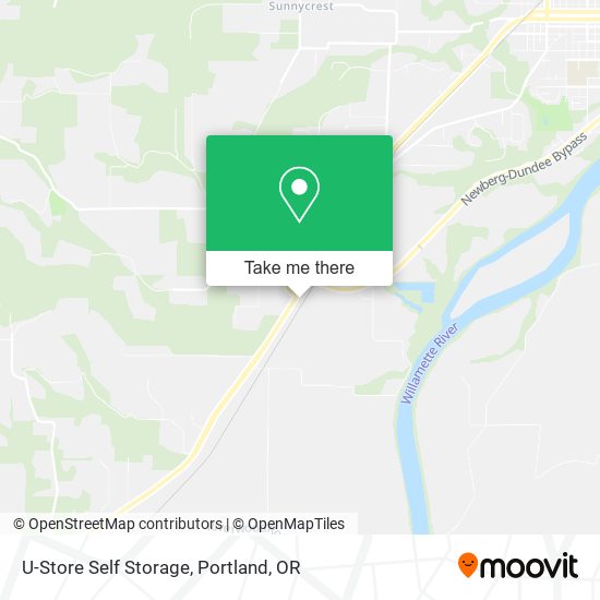 Mapa de U-Store Self Storage
