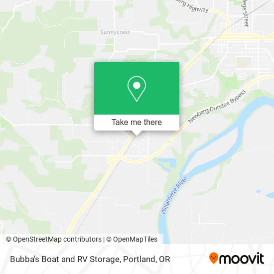 Bubba's Boat and RV Storage map