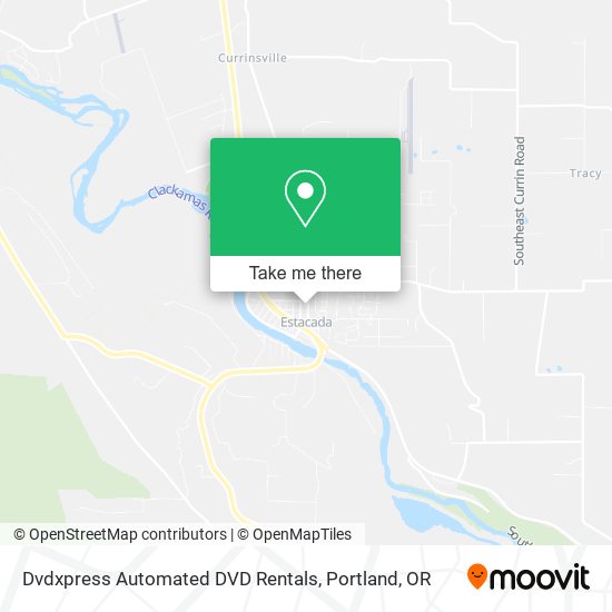 Dvdxpress Automated DVD Rentals map