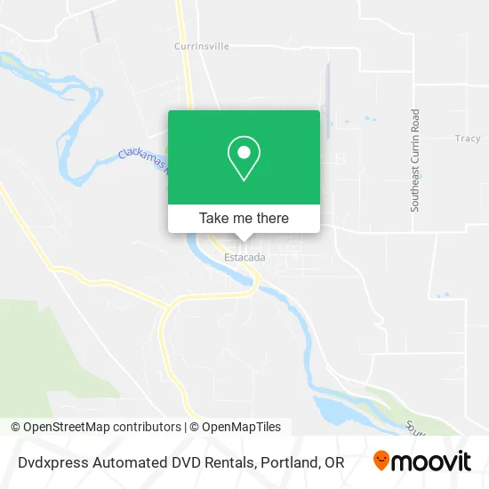 Dvdxpress Automated DVD Rentals map