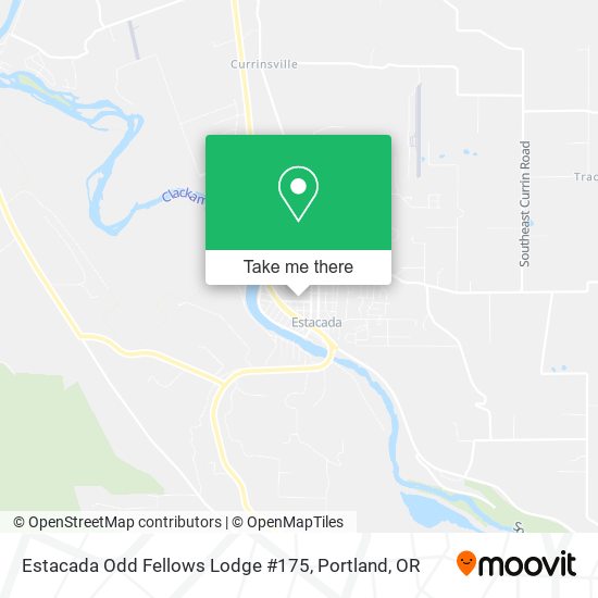 Estacada Odd Fellows Lodge #175 map