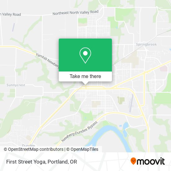 Mapa de First Street Yoga