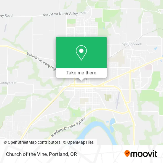 Church of the Vine map