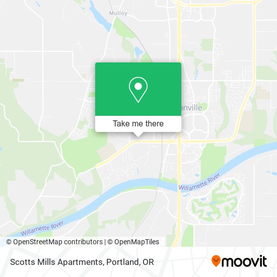 Mapa de Scotts Mills Apartments