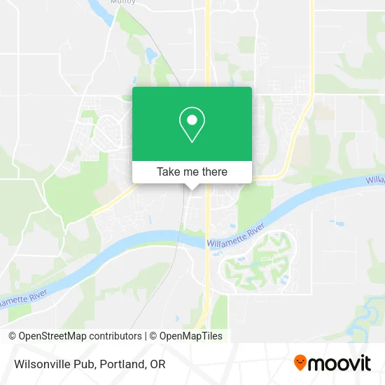 Wilsonville Pub map