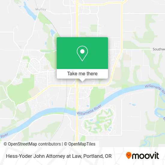 Hess-Yoder John Attorney at Law map