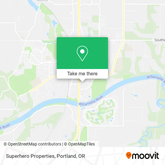 Superhero Properties map