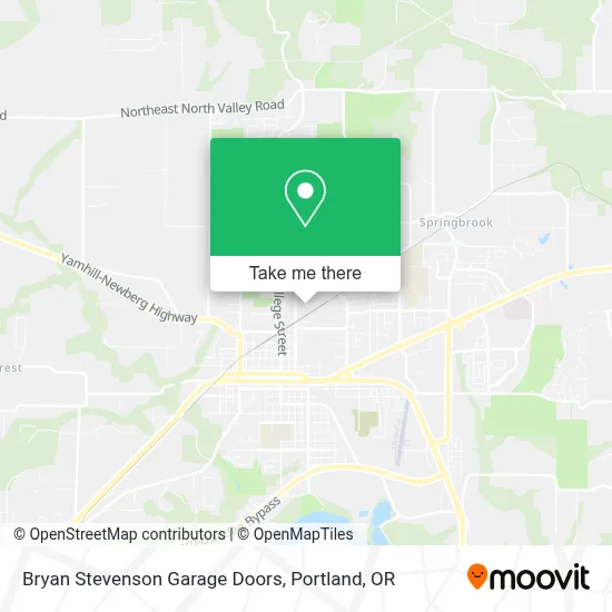 Bryan Stevenson Garage Doors map
