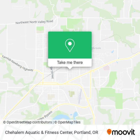 Chehalem Aquatic & Fitness Center map
