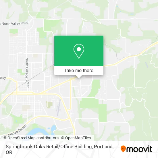 Mapa de Springbrook Oaks Retail / Office Building