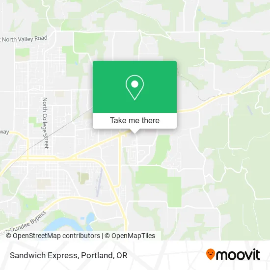 Mapa de Sandwich Express