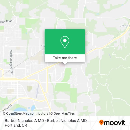 Barber Nicholas A MD - Barber, Nicholas A MD map