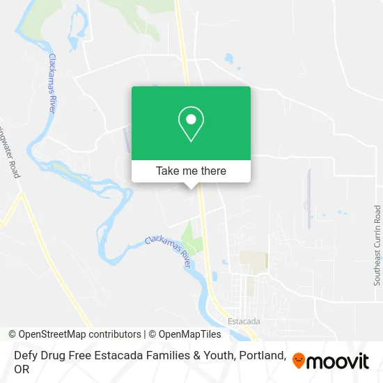 Defy Drug Free Estacada Families & Youth map