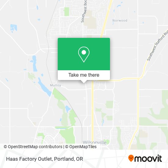 Mapa de Haas Factory Outlet