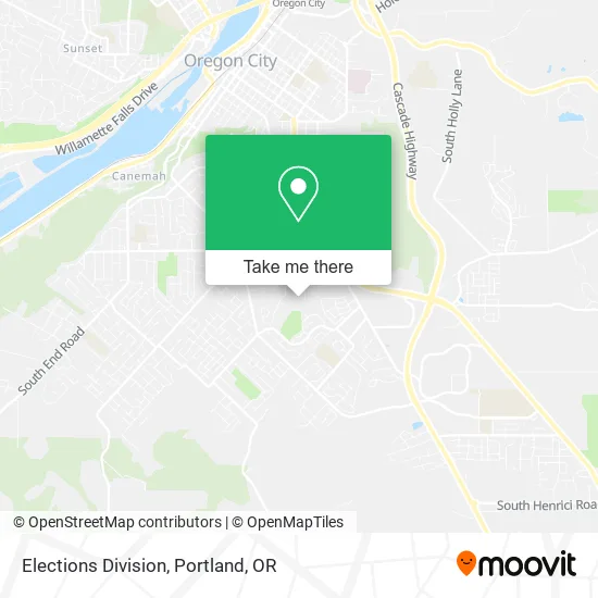 Elections Division map