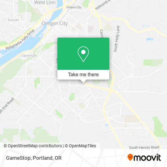 GameStop map