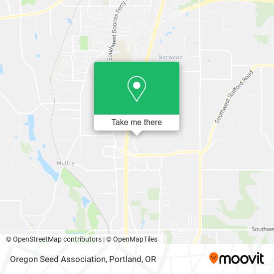 Oregon Seed Association map