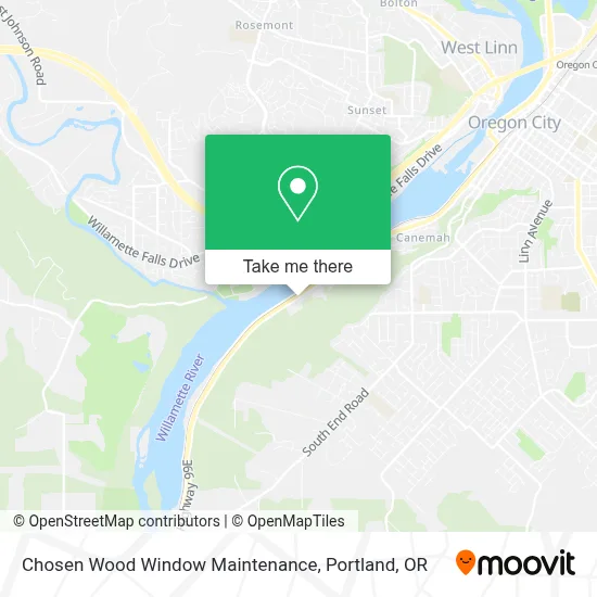 Chosen Wood Window Maintenance map