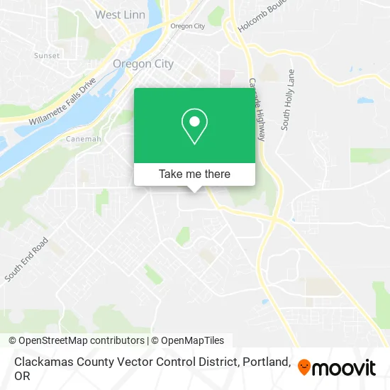 Clackamas County Vector Control District map