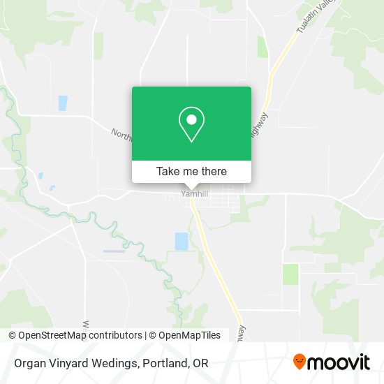 Organ Vinyard Wedings map