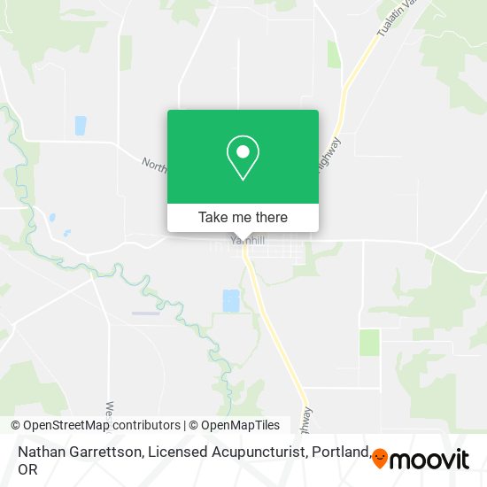 Nathan Garrettson, Licensed Acupuncturist map