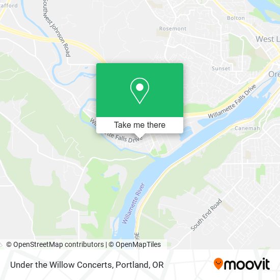 Under the Willow Concerts map