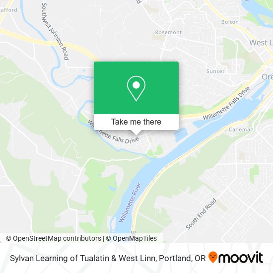 Mapa de Sylvan Learning of Tualatin & West Linn