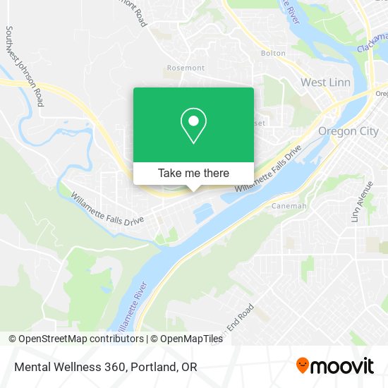 Mental Wellness 360 map