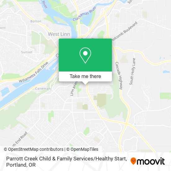 Parrott Creek Child & Family Services / Healthy Start map