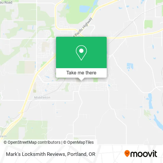 Mark's Locksmith Reviews map