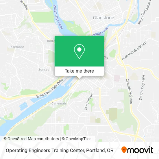 Mapa de Operating Engineers Training Center