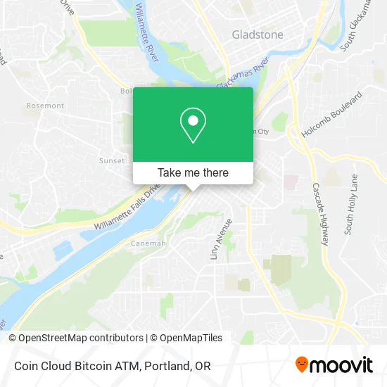 Coin Cloud Bitcoin ATM map