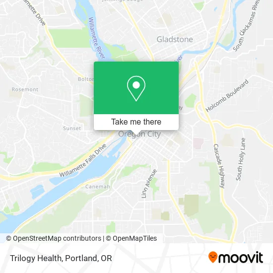Trilogy Health map
