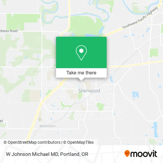 W Johnson Michael MD map