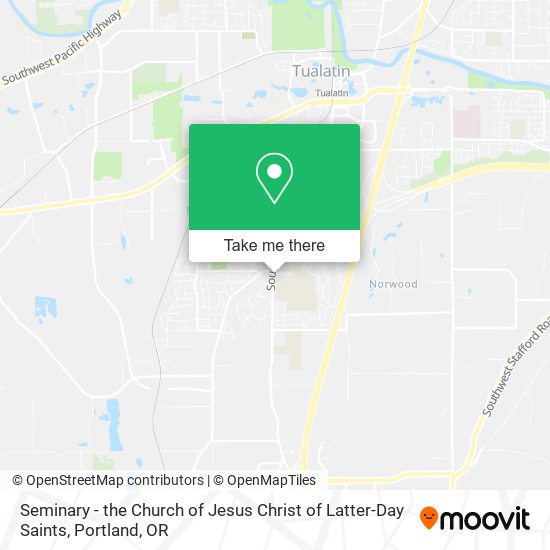 Seminary - the Church of Jesus Christ of Latter-Day Saints map