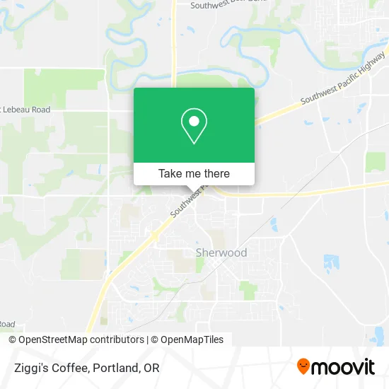 Ziggi's Coffee map