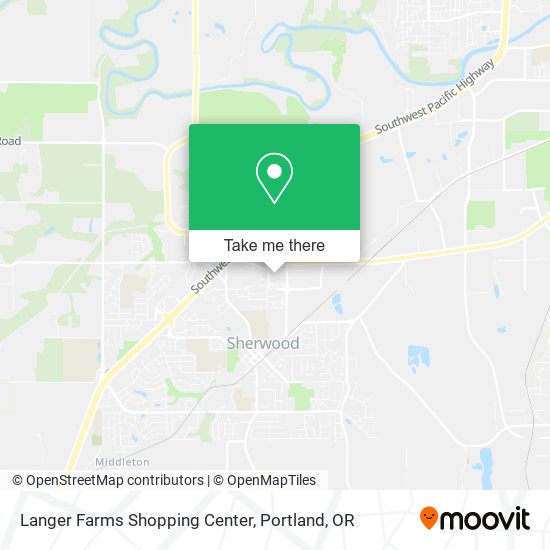 Langer Farms Shopping Center map