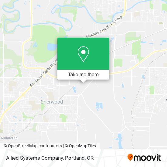 Mapa de Allied Systems Company