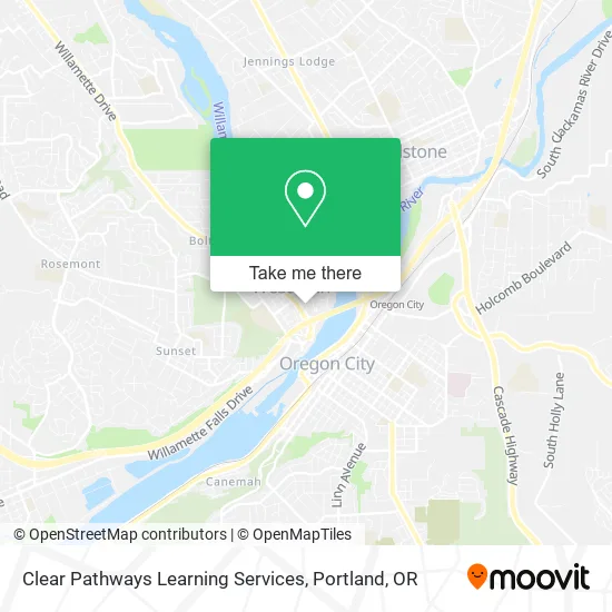 Clear Pathways Learning Services map