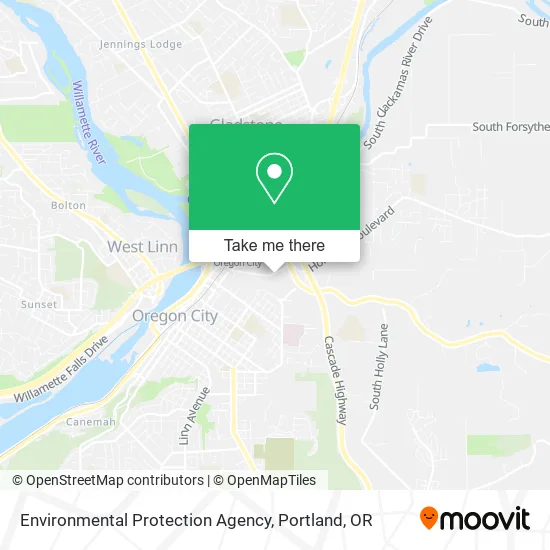 Mapa de Environmental Protection Agency