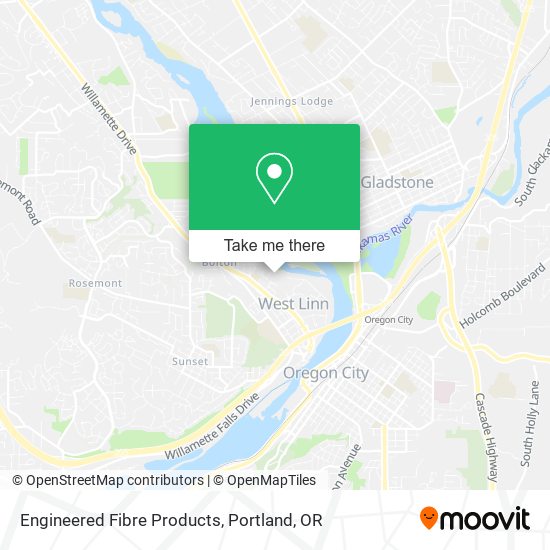 Engineered Fibre Products map