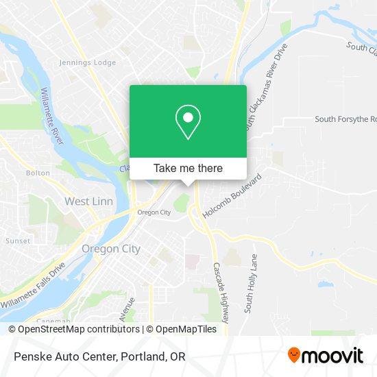 Mapa de Penske Auto Center