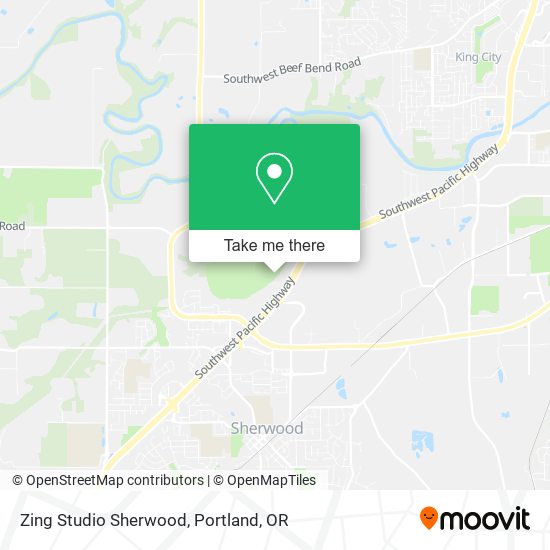 Zing Studio Sherwood map