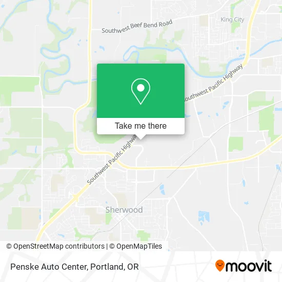 Mapa de Penske Auto Center